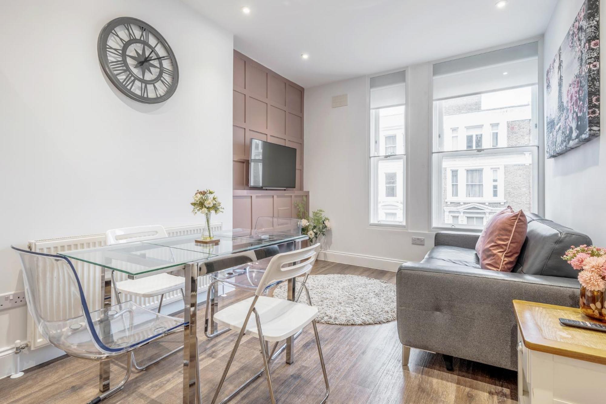 Bright & Modern 2-Bed Notting Hill Apartment London Kültér fotó